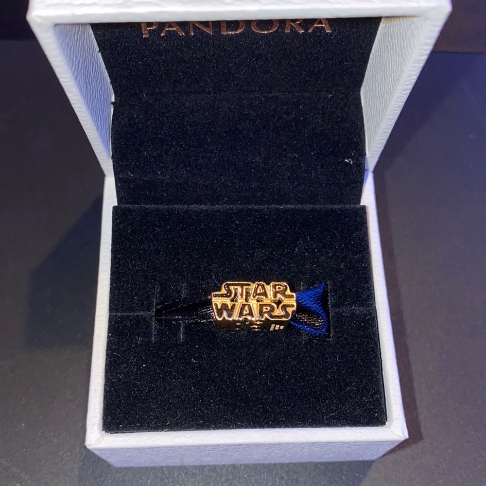Pandora Shine Star Wars Logo Charm